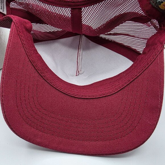 Bass Pro Shops Trucker Hat Snapback Red Unisex Baseball Cap Fishing Logo Casual - Picture 9 of 10